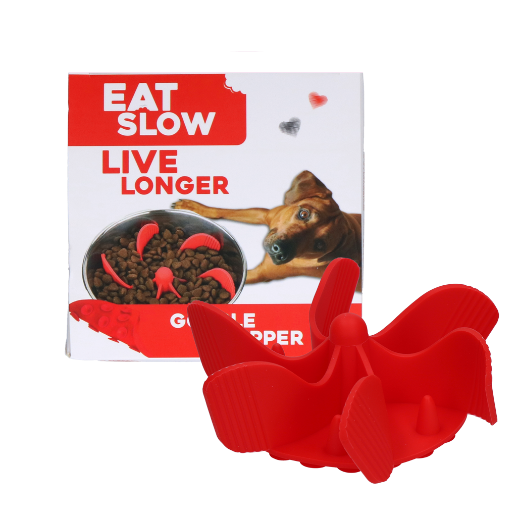 Eat Slow Live Longer Gobble Stopper Rood