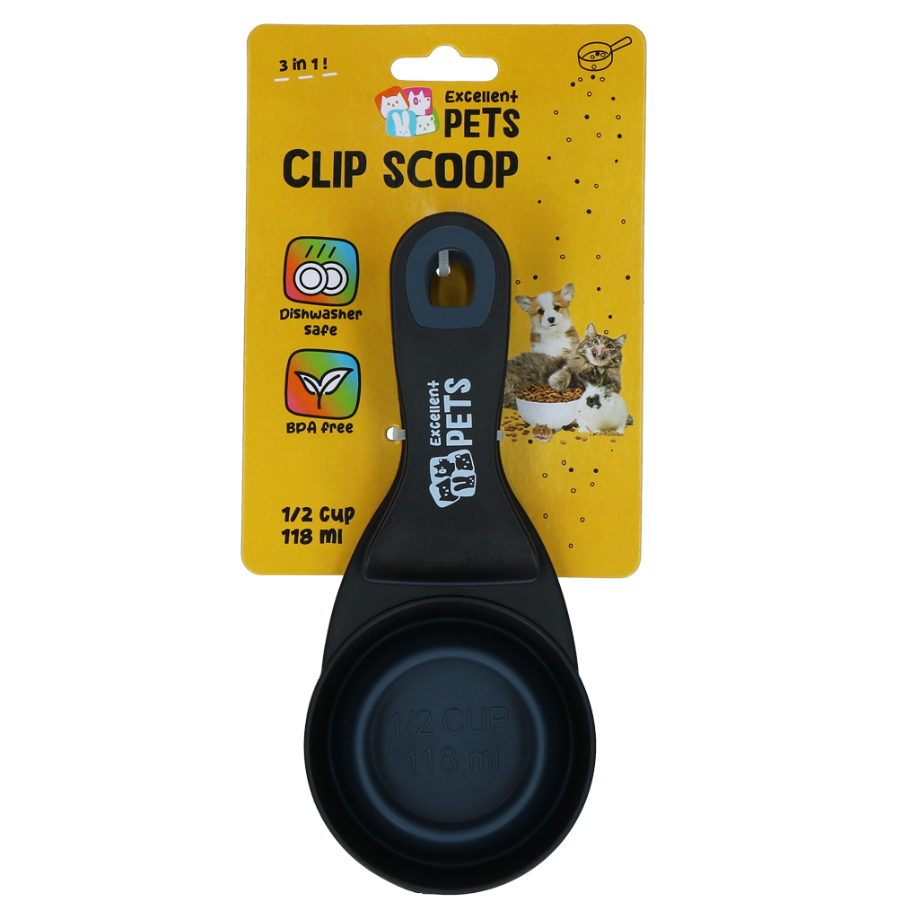 Excellent Pets Voerschep met Sluitclip 0,5 cup