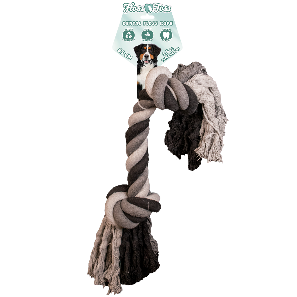 Floss Toss Dental Rope 2 Knot - 85 cm (1,5 kg)