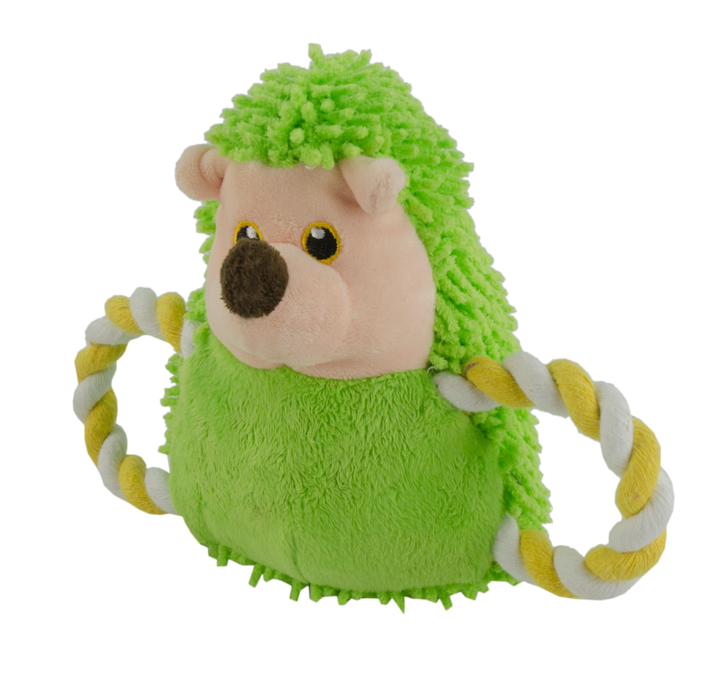 Fuzzle Hedgie Pull Me Groen