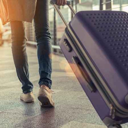 American Visa Processing Service — Traveler Pulling the Luggage in Washington, D.C.