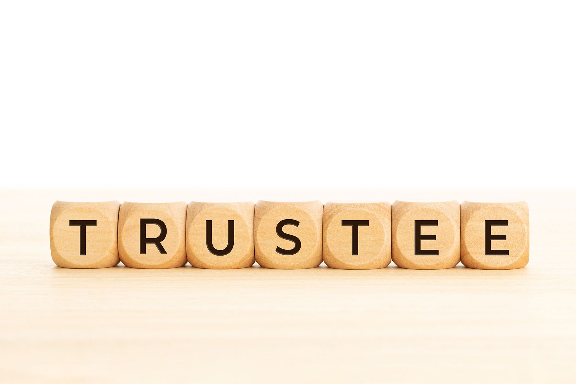 Trustee reviewing estate planning documents
