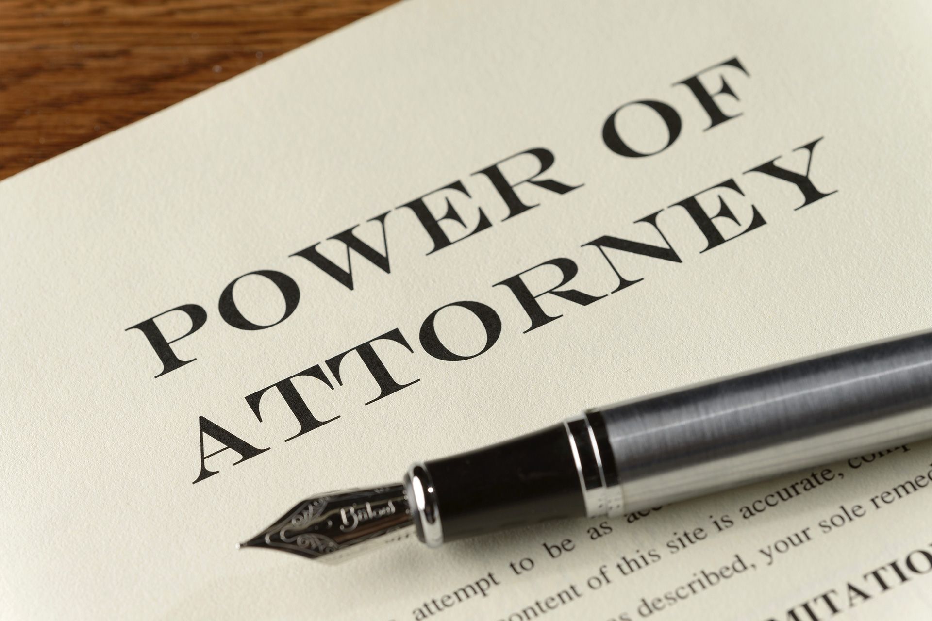 Power of Attorney Sarasota & Punta Gorda, Florida

