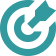 A white g in a blue circle on a white background.