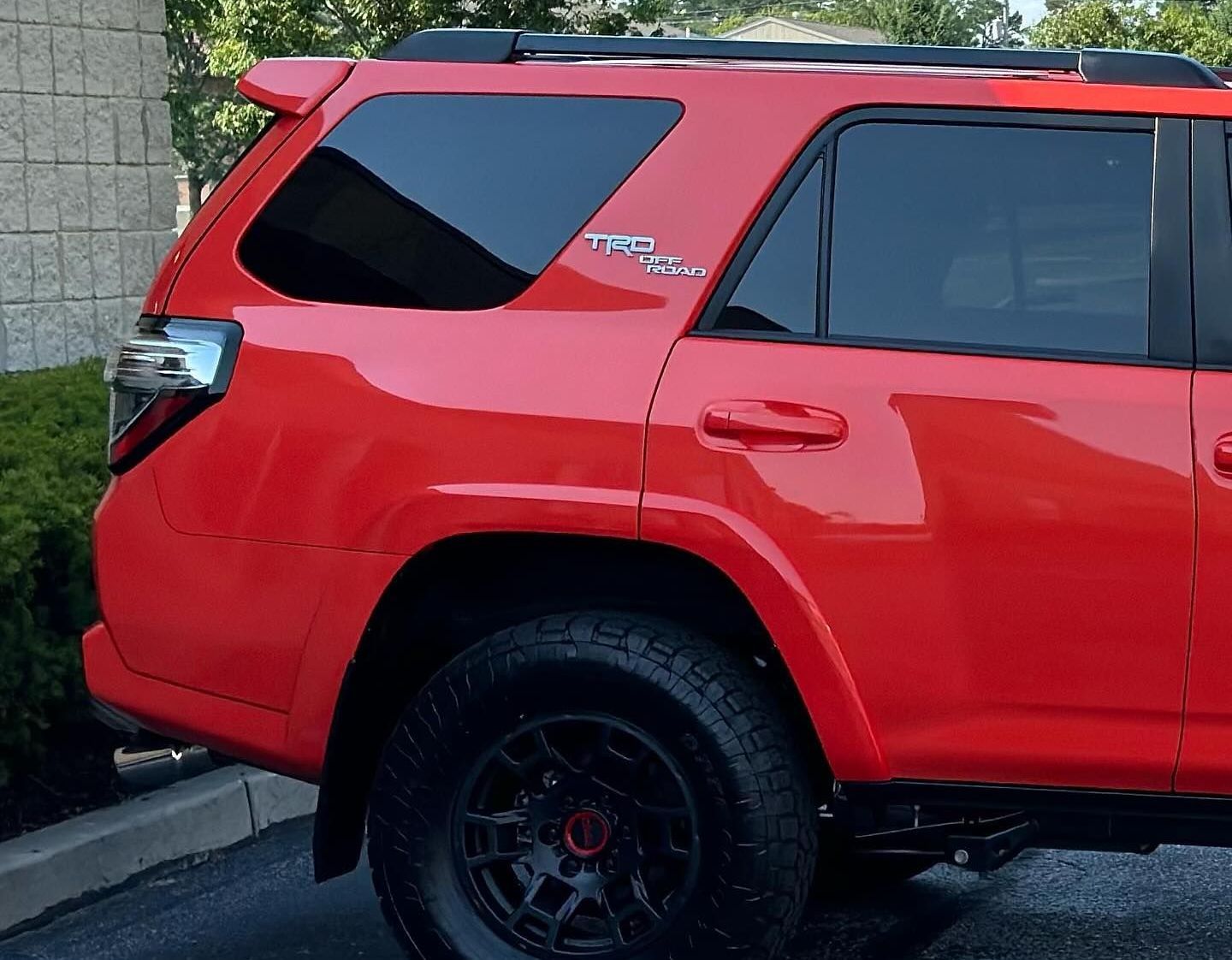 a vehicle with window tint