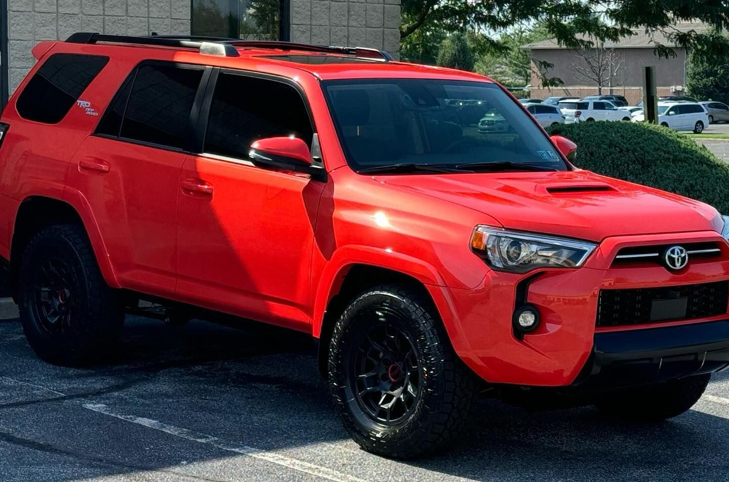 vehicle with window tinting
