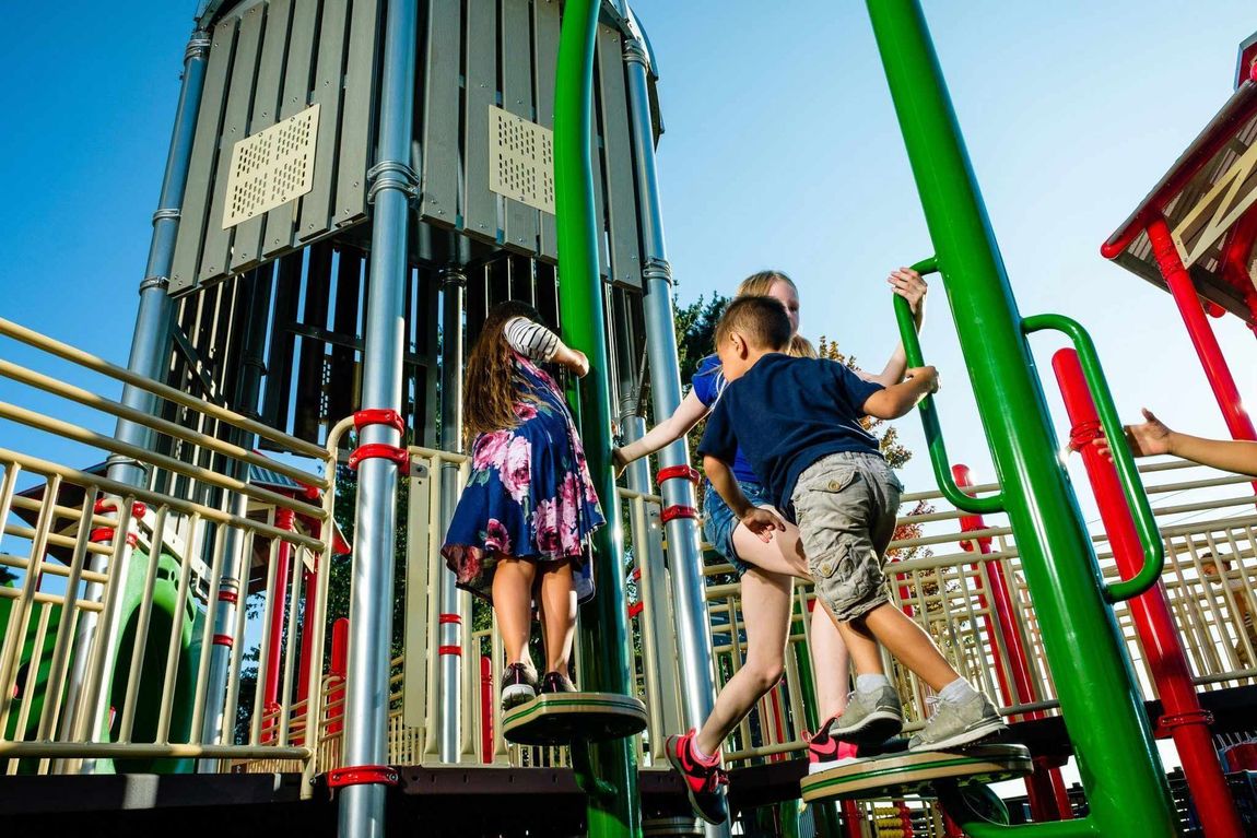 Kids Playing Outdoors — Salem, OR — Park N Play Northwest LLC