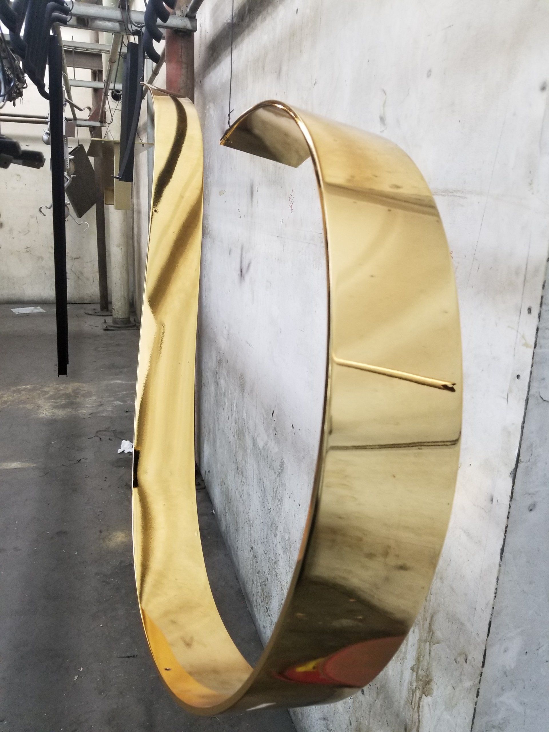 Gold clock restoration — Metal Plating Company in Los Angeles, CA