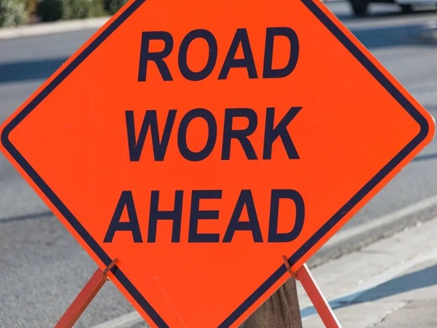 Road Work Sign