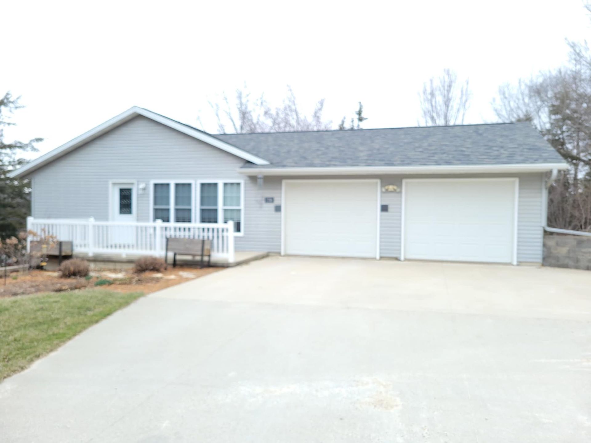 Home Garage Driveway – Decorah, IA – Viking Roofing & Construction