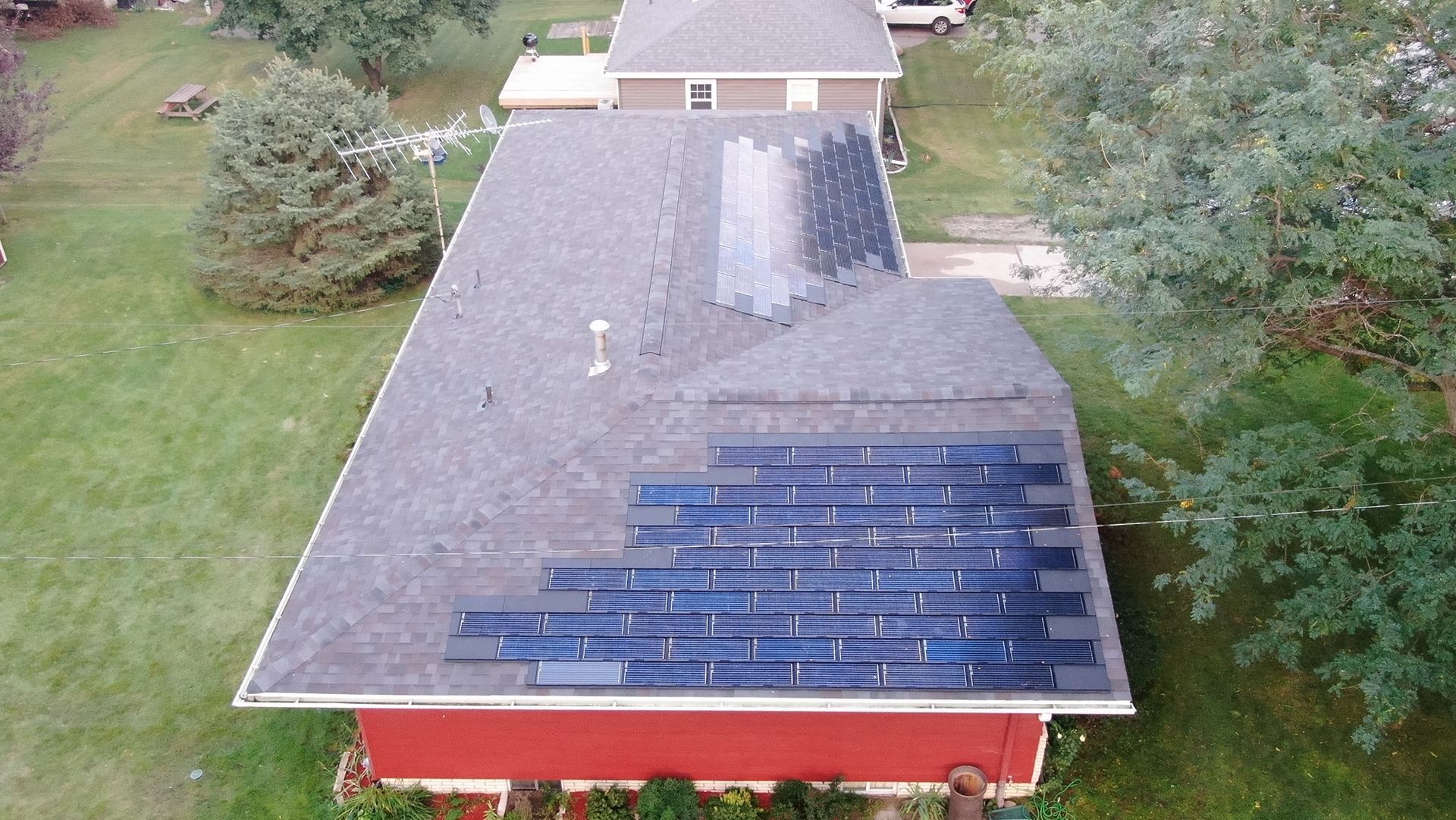 Solar Panels on Roof – Decorah, IA – Viking Roofing & Construction