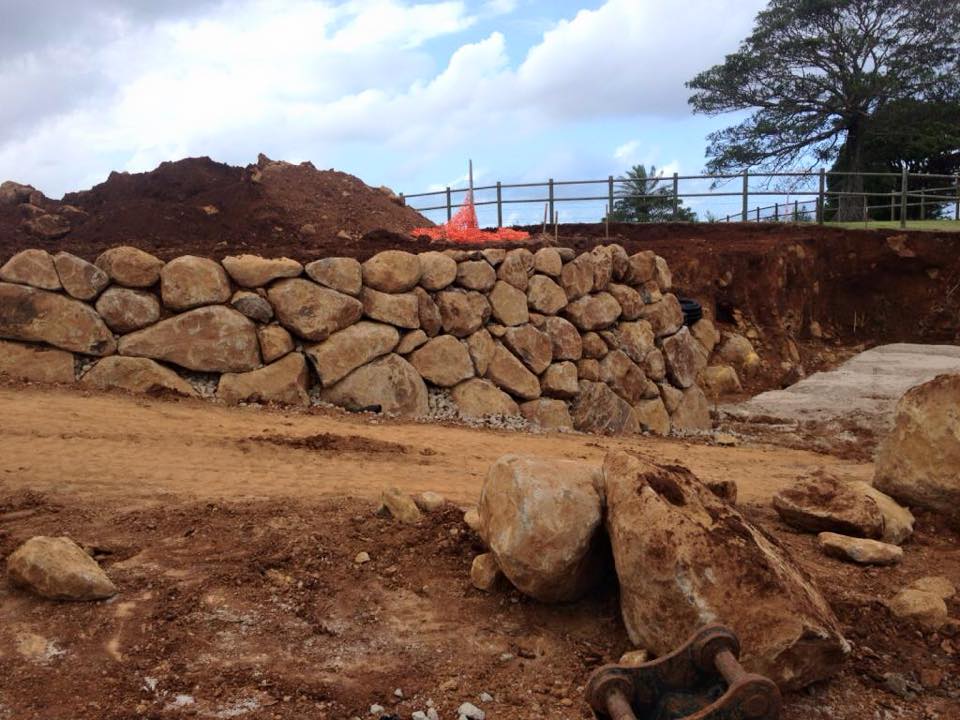 Huge Rocks Use For Retaining Walls — Retaining Wall Builders in Northern Rivers NSW