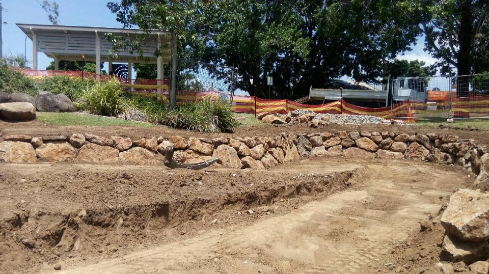 Ongoing Construction Of Rock Walls — Retaining Wall Builders in Northern Rivers, NSW