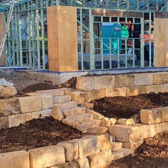 Rock Walls Under Construction  — Retaining Wall Builders in Northern Rivers, NSW