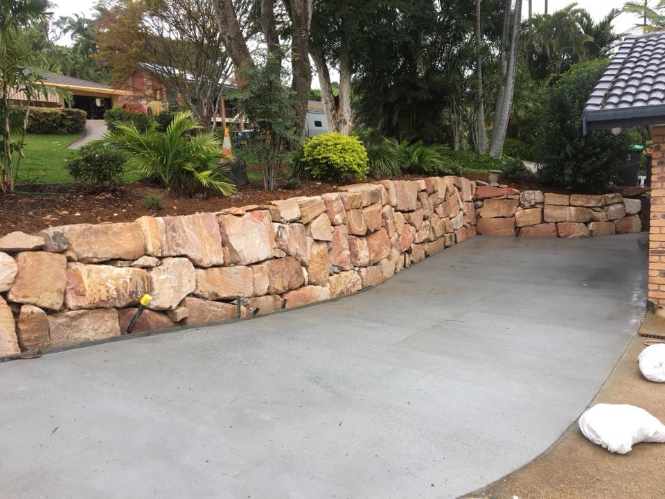 Sandstone Rock Walls — Retaining Wall Builders in Northern Rivers, NSW
