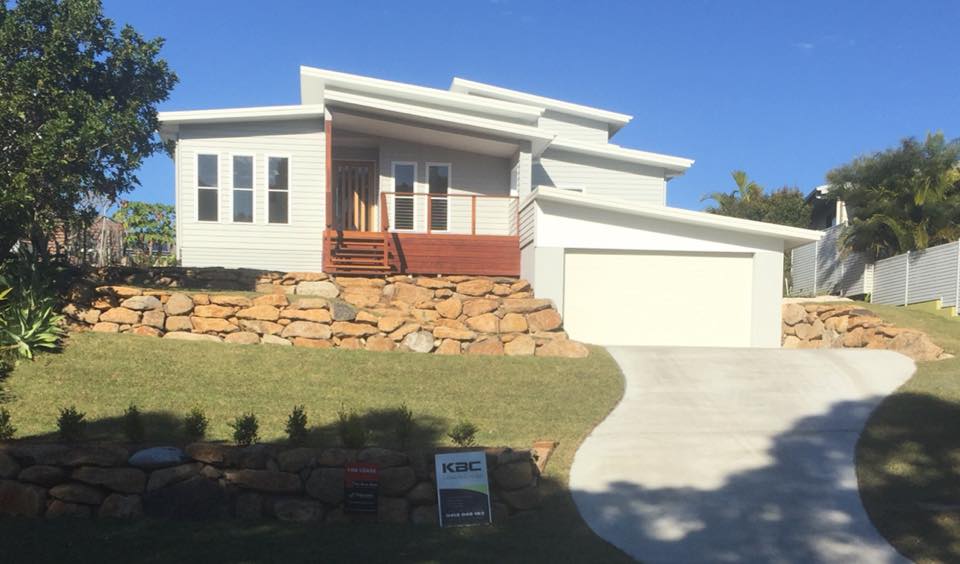 Contemporary House With Rock Walls  — Retaining Wall Builders in Northern Rivers, NSW
