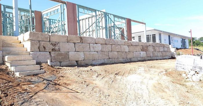 Retaining Walls Under Construction — Retaining Wall Builders in Northern Rivers, NSW