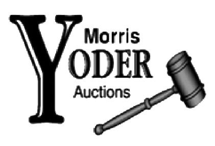 Yoder Auctions logo: Large black 