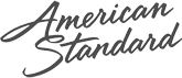 It is a black and white logo for american standard.