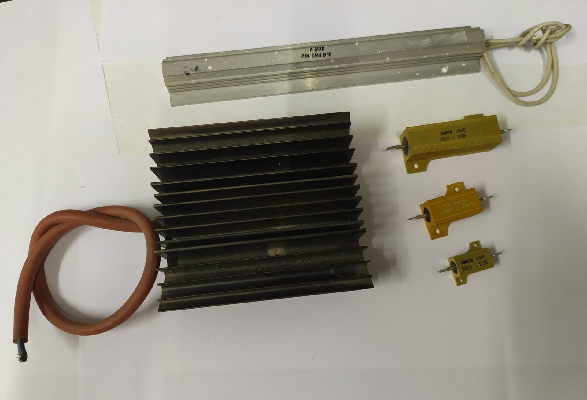 resistori in cassa alluminio