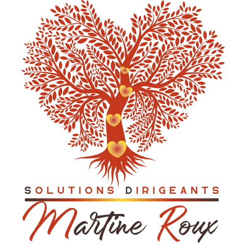 Un arbre rouge avec des racines en forme de cœur.