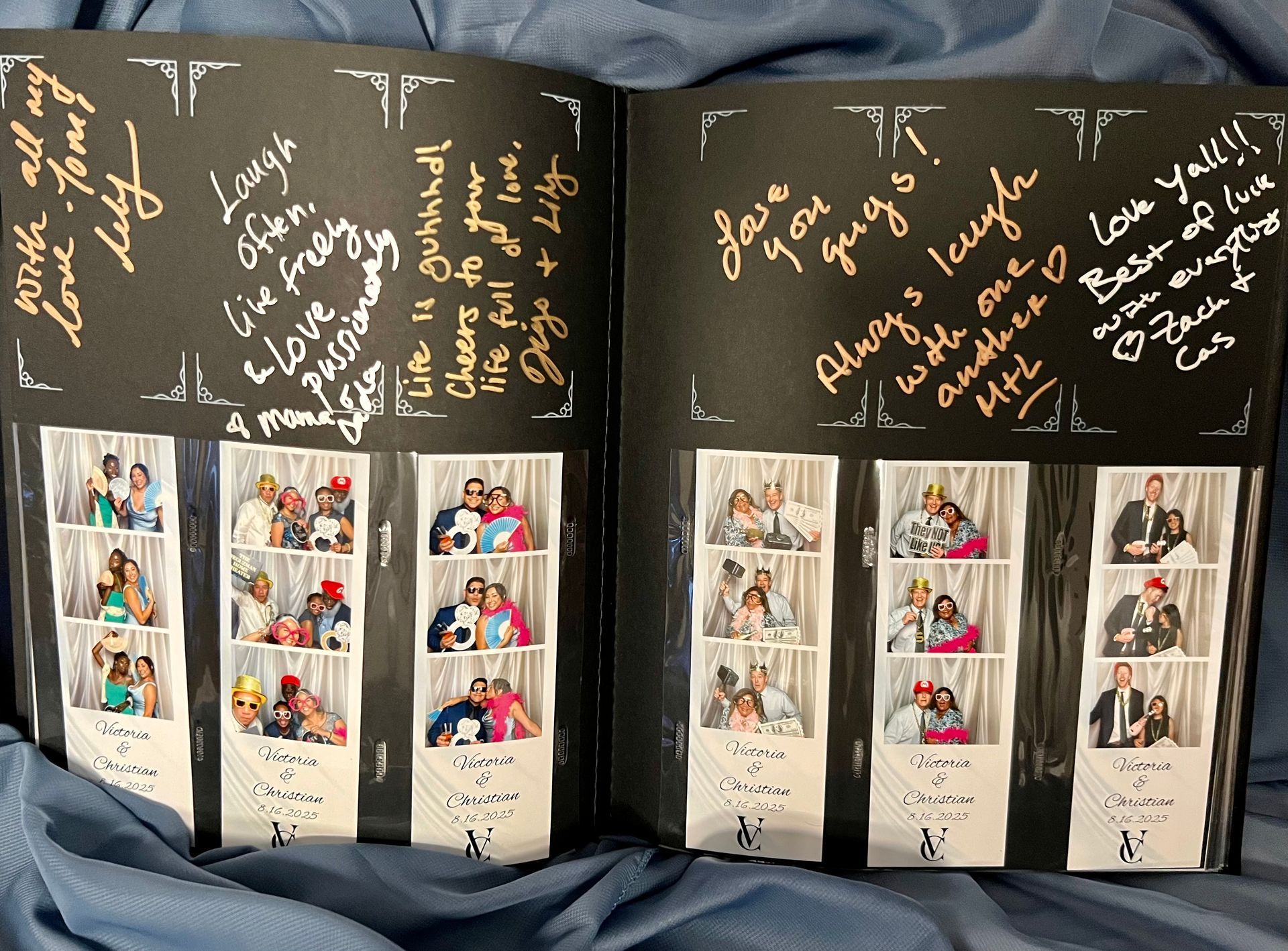 scrapbook for photo booth in los angeles