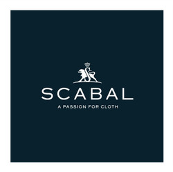 The logo for scabal is a passion for cloth