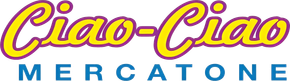 The logo for ciao-ciao mercatone is yellow and blue.