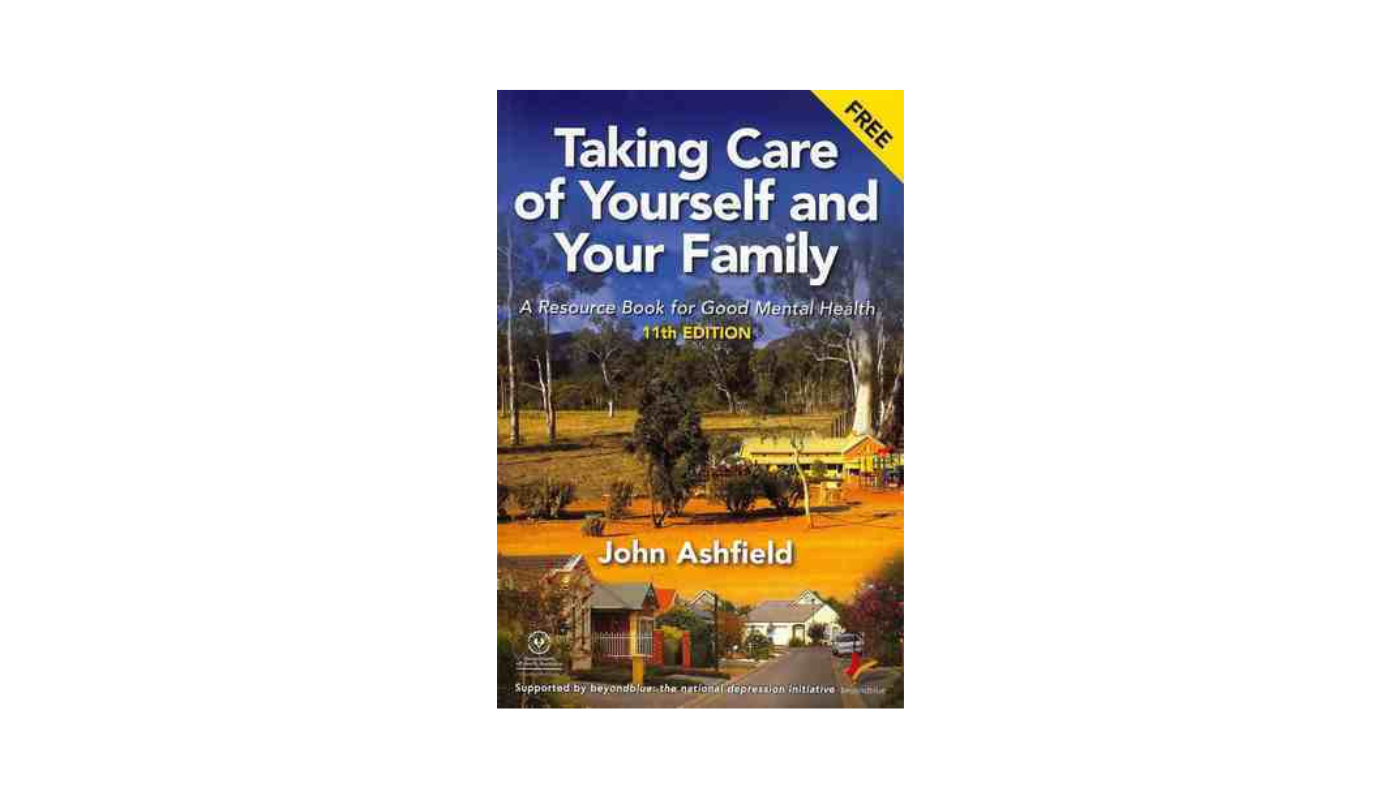 A book titled talking care of yourself and your family