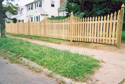 Wooden Picket Fence — Clifton, NJ — All Jersey Fence Co.