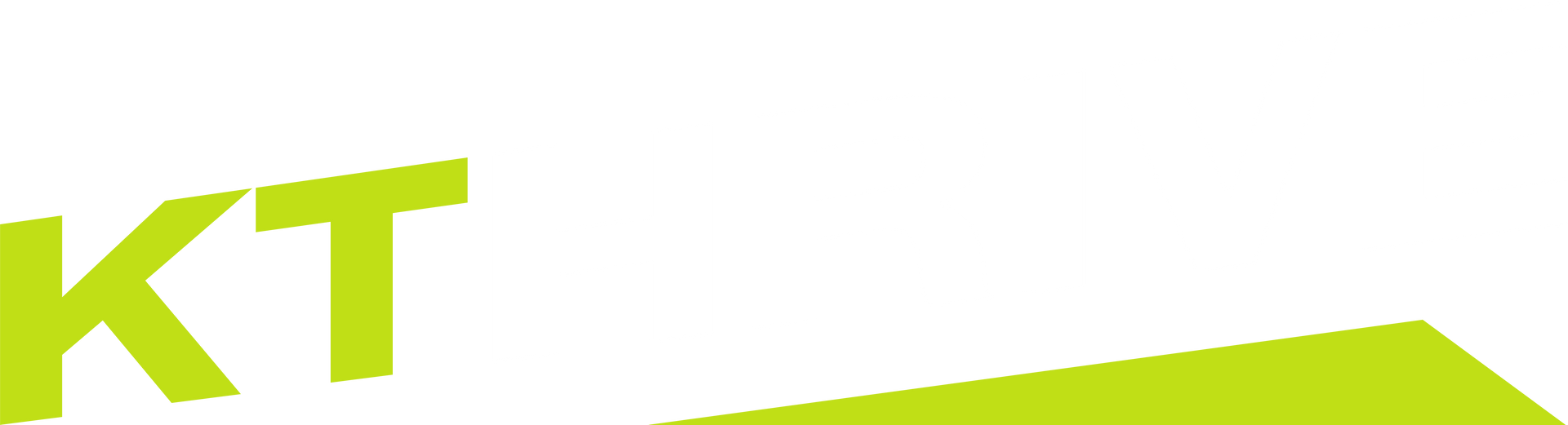 A green and white logo for KThrive.