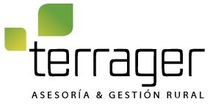 El logo de Terrager tiene una hoja verde.