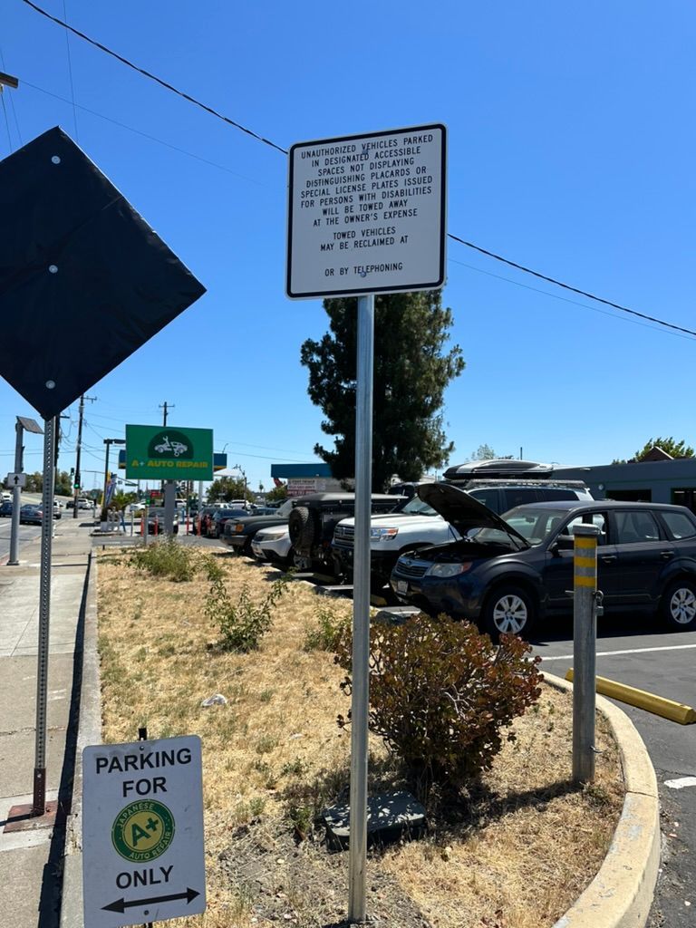 Auto Shop Sign | A+ Auto Repair of Redwood City