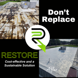 An advertisement for restore cost effective and a sustainable solution
