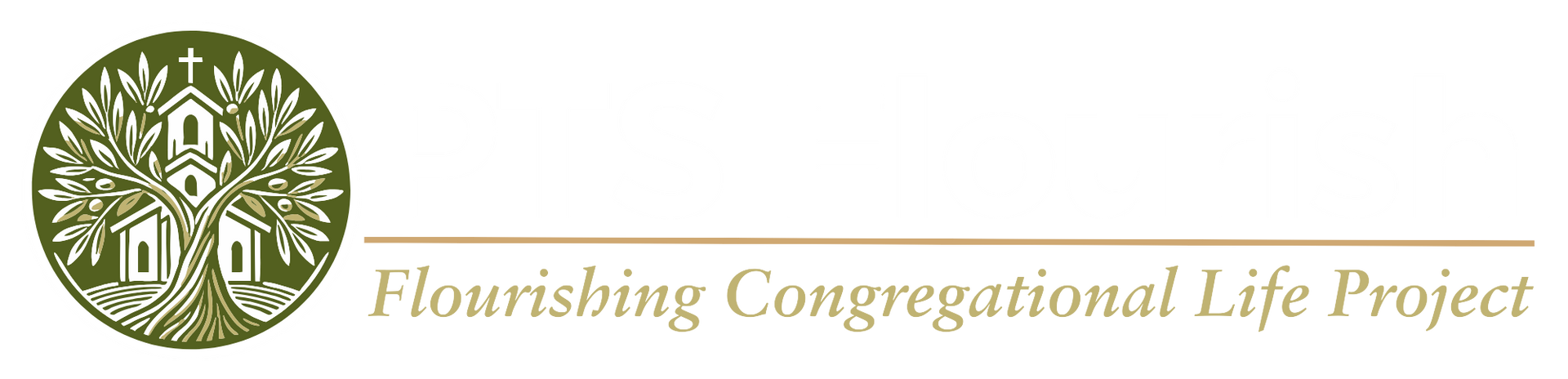 A logo for the flourishing congregational life project