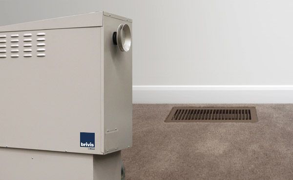 Brivis gas ducted heater replaced with Mitsubishi Electric reverse cycle ducted Bendigo and surrounds