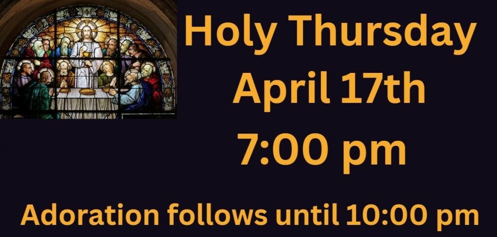 Holy Thursday