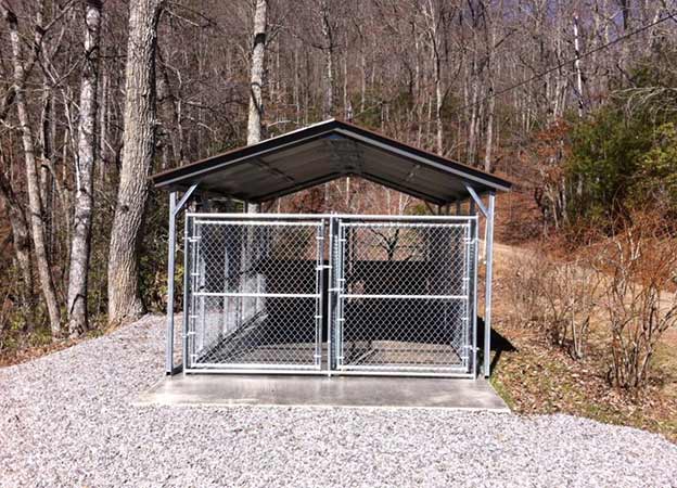 Chain Link Galvanized—Peak Fence System in Franklin, NC