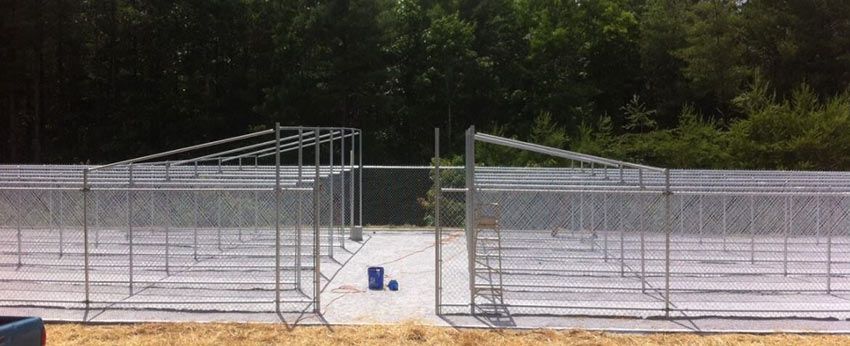 Several Layer of Chain Links—Peak Fence System in Franklin, NC