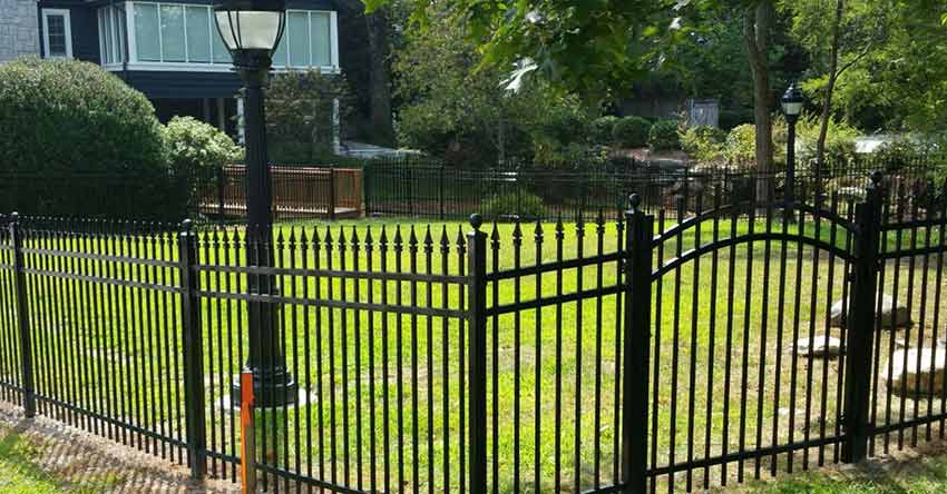Ornamental Fence around a House—Peak Fence System in Franklin, NC