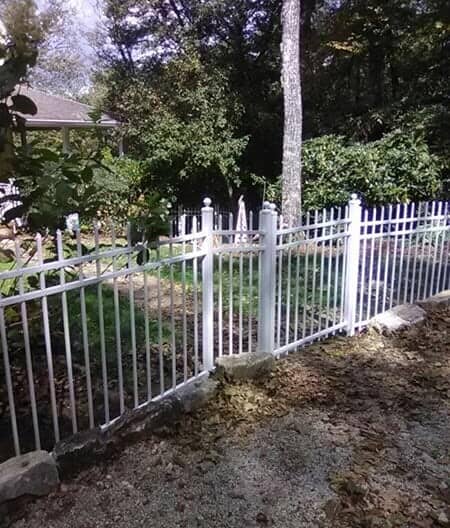 Ornamental Fence on the Side of the Road—Peak Fence System in Franklin, NC