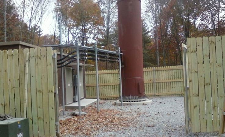 Wood Fence on a Park—Peak Fence System in Franklin, NC