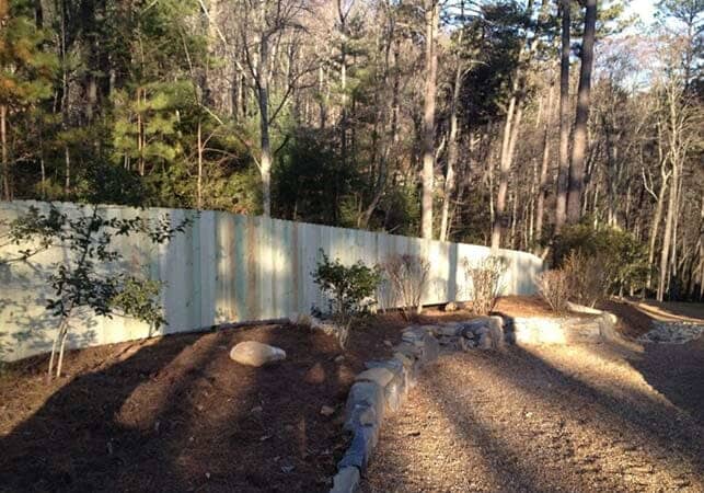 Wood Fence Beside the Road—Peak Fence System in Franklin, NC