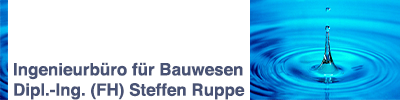 Ein Wassertropfen fällt in eine Wasserpfütze