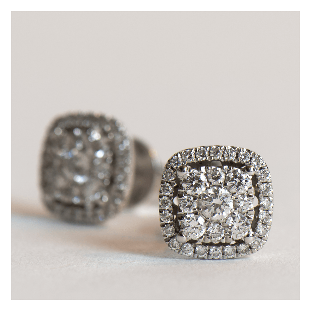 Pearl and Diamond Designs Diamond Earrings