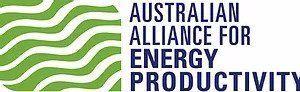 the logo for the australian alliance for energy productivity