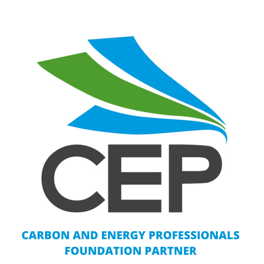 a logo for the carbon and energy professionals foundation