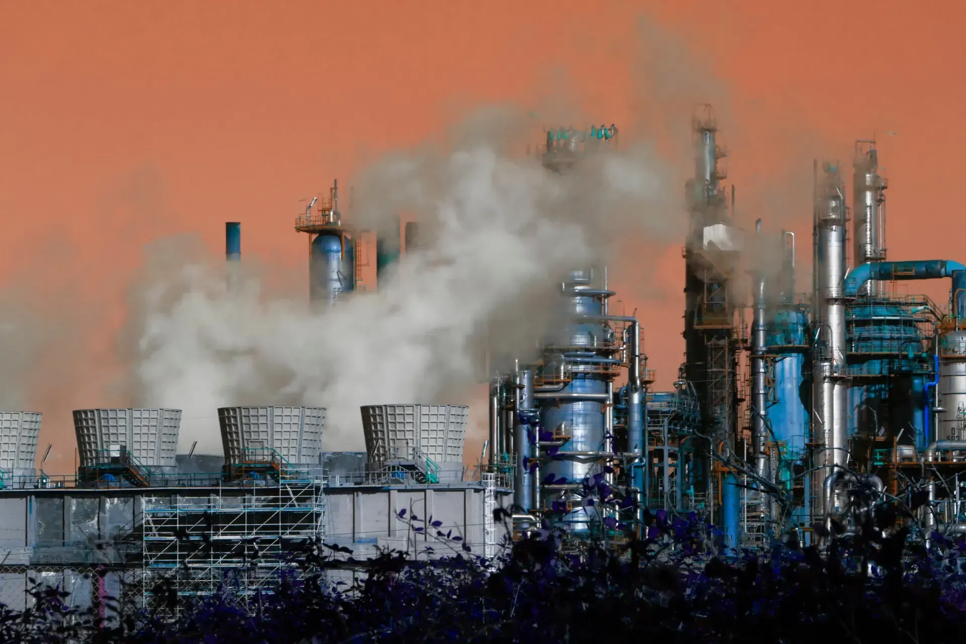 Gas CO2 Emissions from Industry: Impact on Climate Change