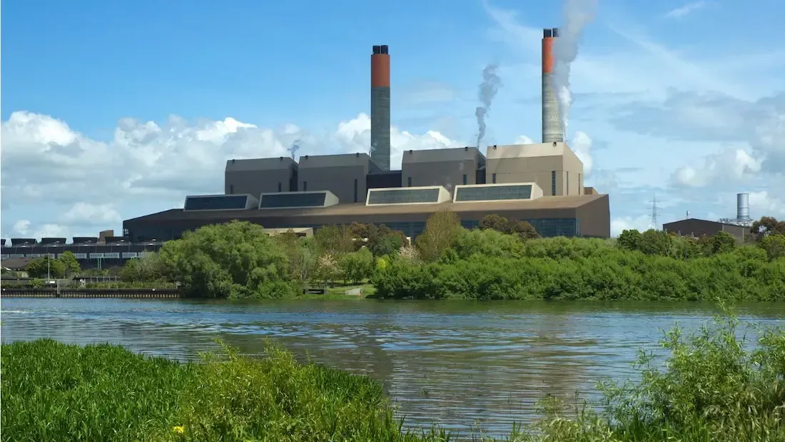 Huntly power station New Zealand