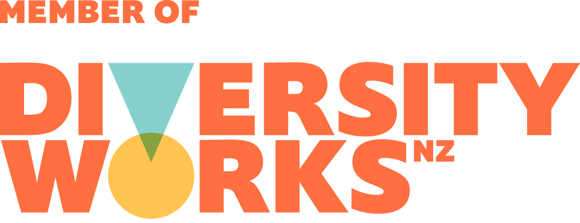 the logo for member of diversity works nz